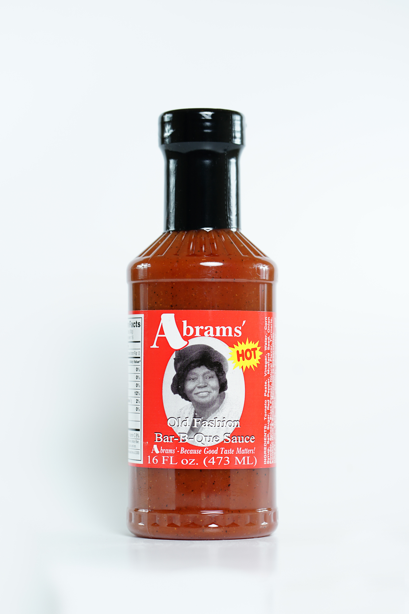 16oz – pack 6 Abrams\' – BBQ Sauce Fashion Bottles Old